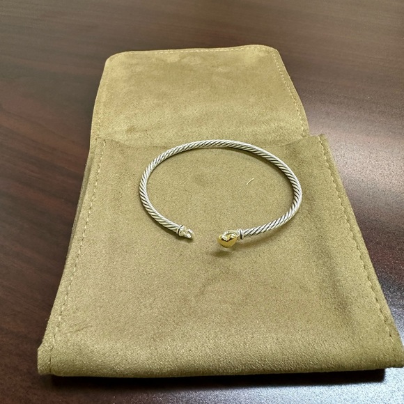 David Yurman Silver and Gold Bracelet - Picture 2 of 4
